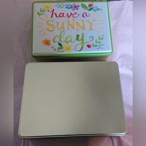 'Have a Sunny Day' (Cheryl's) and Solid Silver Tin Boxes